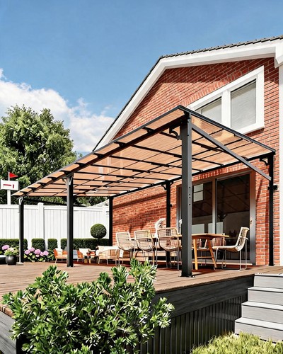 Wall mounted hardtop gazebo - hardtop,